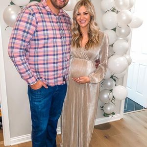 Baltic Born Venus Pleated Maxi Dress - Like New